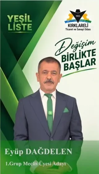 Eyüp Dağdelen, 1. Grup Meclis Üyesi Adayı