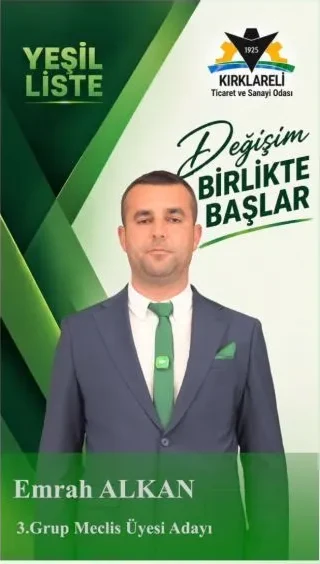 Emrah Alkan, 3. Grup Meclis Üyesi Adayı