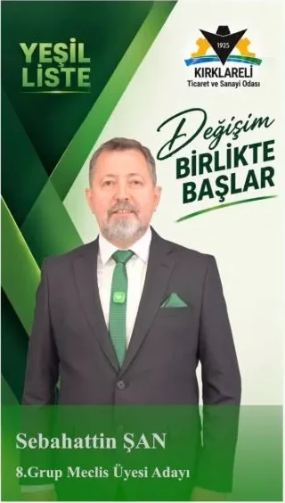 Sebahattin Şan, 8. Grup Meclis Üyesi Adayı