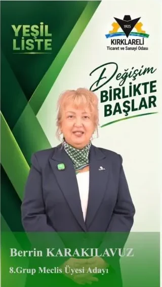 Berrin Karakılavuz, 8. Grup Meclis Üyesi Adayı