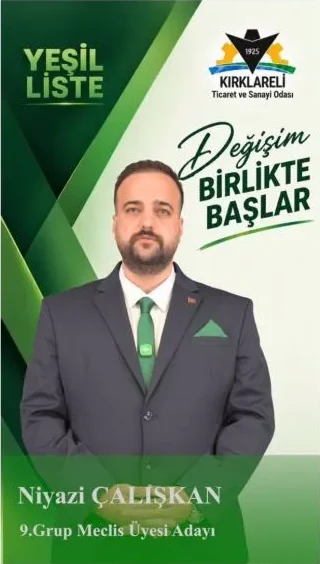 Niyazi Çalışkan, 9. Grup Meclis Üyesi Adayı