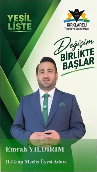 Emrah Yıldırım, 11. Grup Meclis Üyesi Adayı