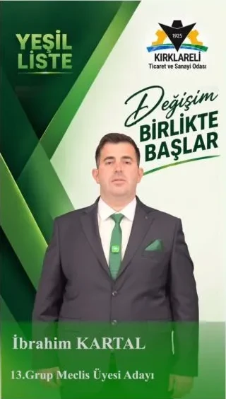 İbrahim Kartal, 13. Grup Meclis Üyesi Adayı