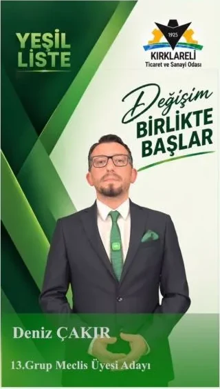 Deniz Çakır, 13. Grup Meclis Üyesi Adayı