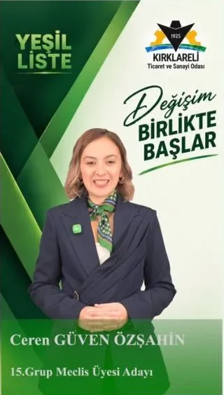 Ceren Güven Özşahin, 15. Grup Meclis Üyesi Adayı